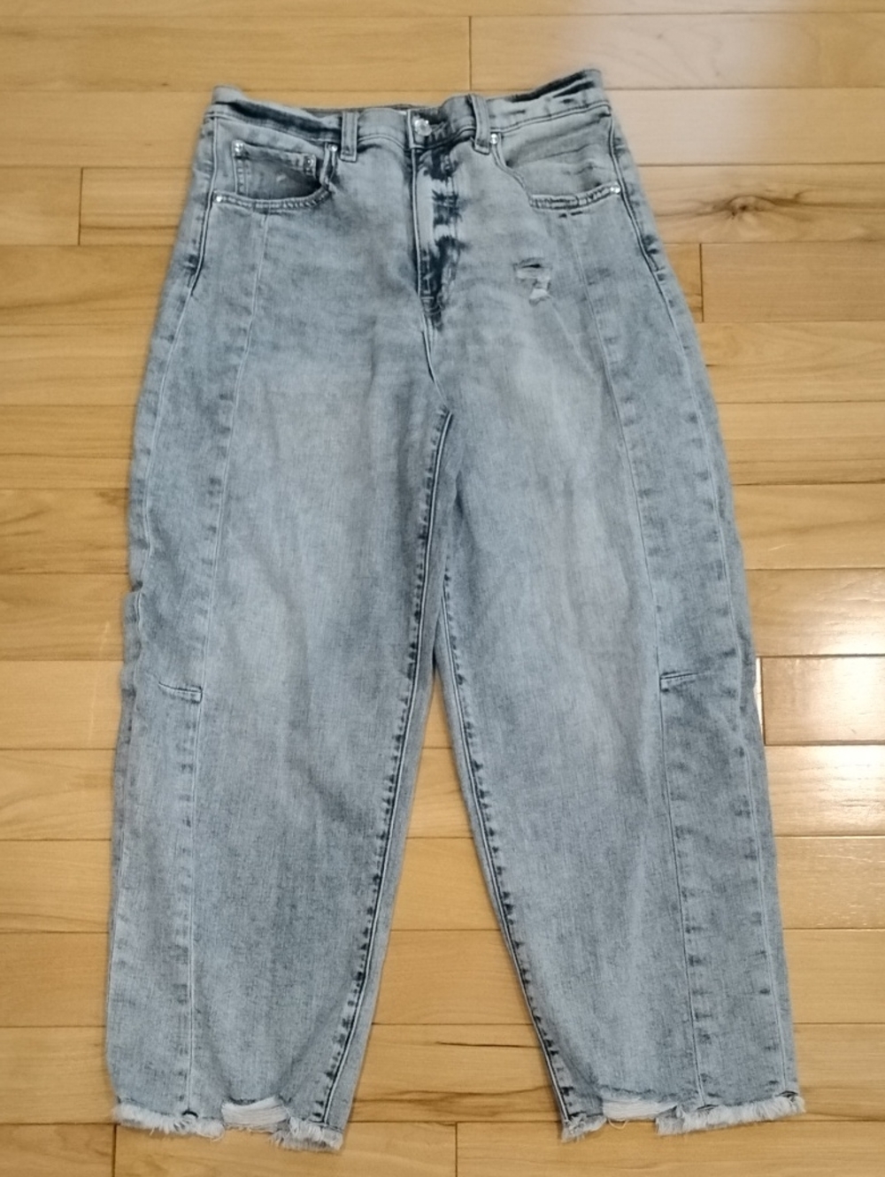 Eunina High-Rise Washed Gray Women’s Jeans